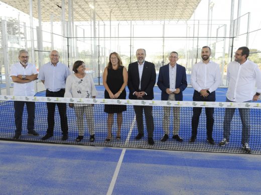 (Fotos) Sant Lluís estrena sus pistas de pádel para el WPT