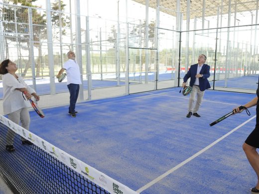 (Fotos) Sant Lluís estrena sus pistas de pádel para el WPT