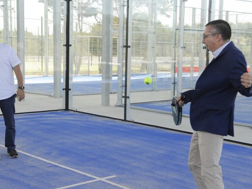 (Fotos) Sant Lluís estrena sus pistas de pádel para el WPT