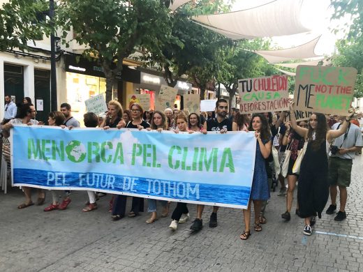 (Fotos) Menorca lucha por el clima