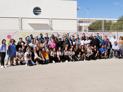 (Fotos) Un mural reivindicativo para dar un “Mate al Estigma” de la salud mental