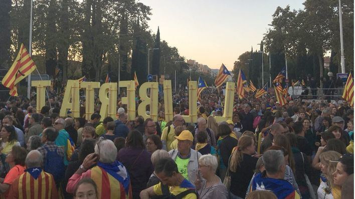 Un momento de la manifestación (Foto: mallorcadiario.com)