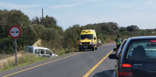 Imagen del vehículo accidentado.