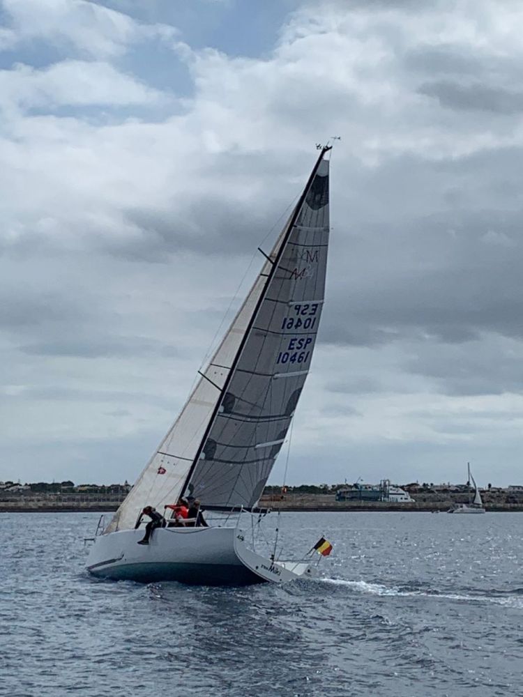 Imagen de la regata disputada este domingo en Ciutadella (Foto: Es Nàutic)