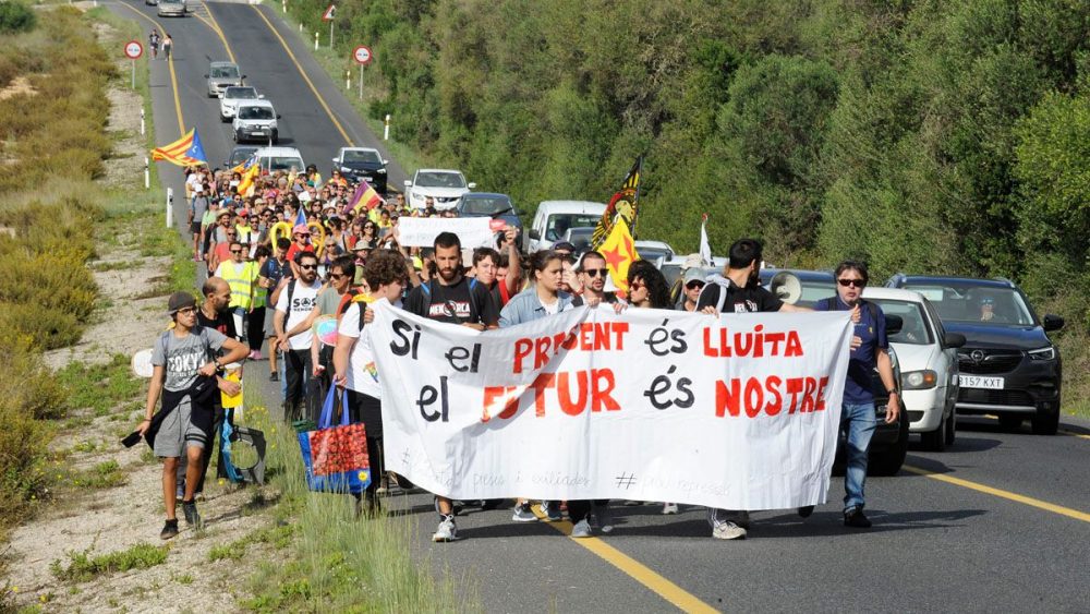 Un momento de la marcha (Fotos: Tolo Mercadal)