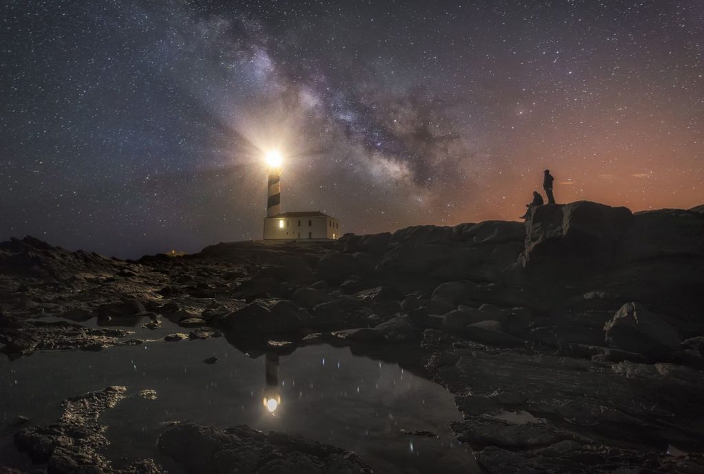 Cielo estrellado de Menorca (Foto: Menorca Reserva Biosfera)