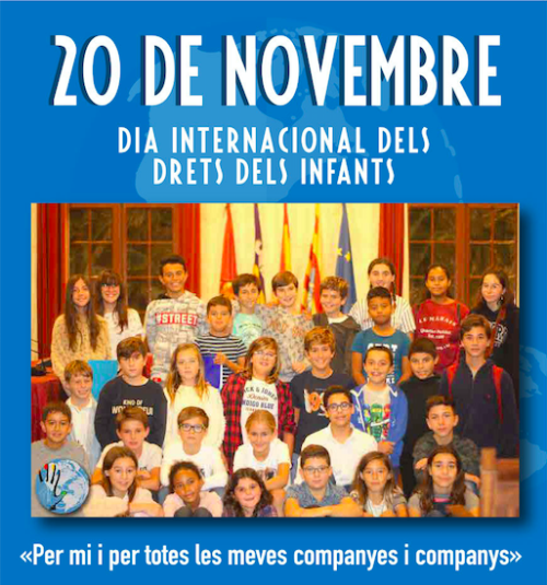 Cartel del Día Internacional de los Derechos de los niños