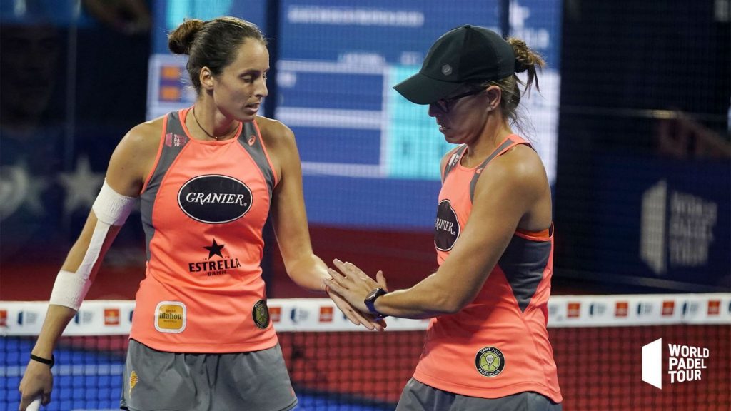 Triay y Sainz, tras un punto (Foto: World Padel Tour)