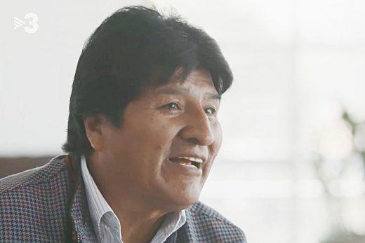 Evo Morales en el programa Quatre Gats de TV3