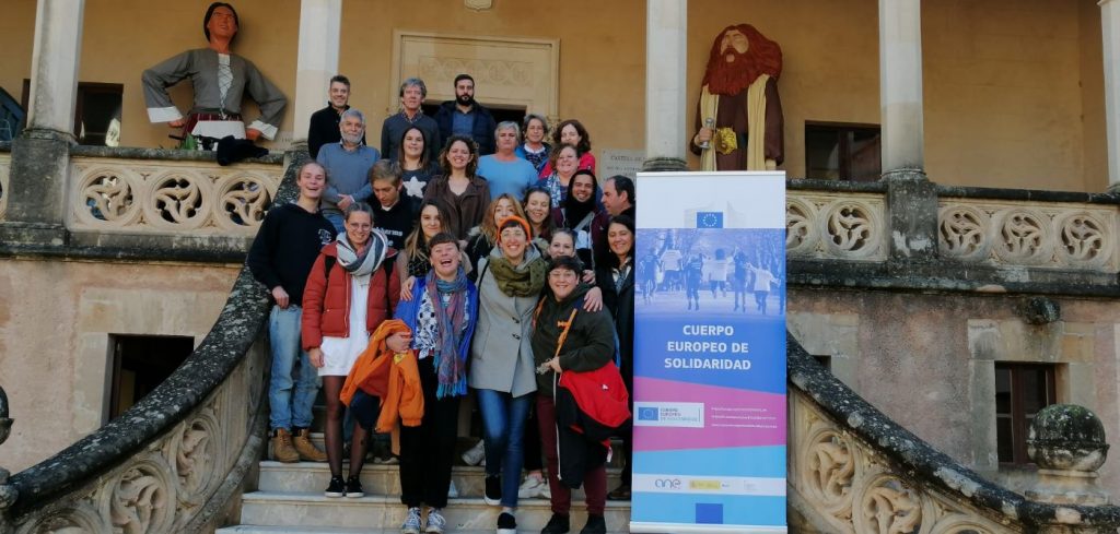 Los voluntarios europeos han sido recibidos este martes en Mallorca