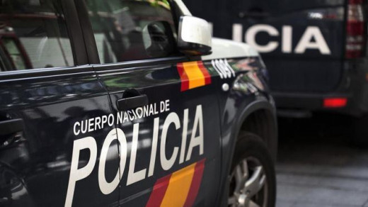 Vehículos de la Policía Nacional.