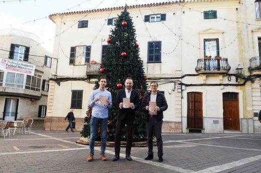 Rafel Quintana, José Luis Benejam y Tiago Reurer, presentando el programa (Foto: Tolo Mercadal)