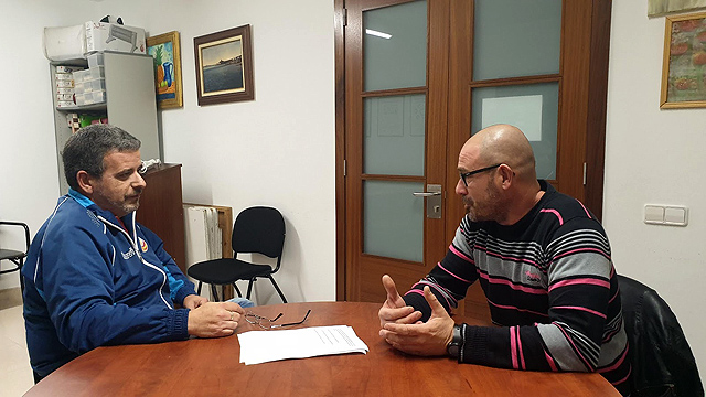 Un momento de la entrevista mantenida con el Presidente, Rosendo Pons - Foto: X. Rotger