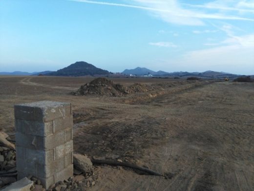 Fotografía del lugar de las obras (Fotos: GOB Menorca)