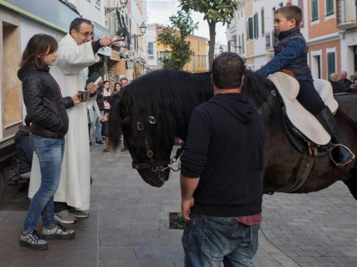 (Fotos) Bendición de animales en Es Mercadal