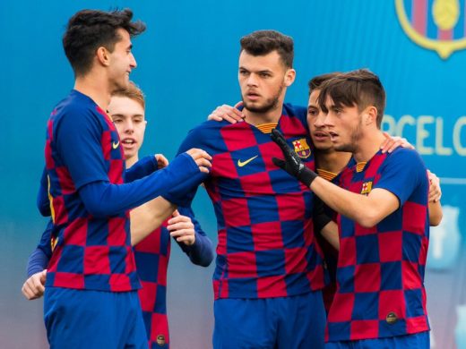 (Galería de fotos) El Barça golea al Atlético Villacarlos