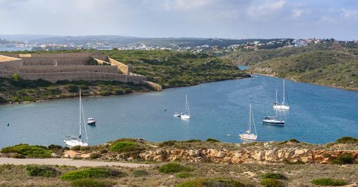 Imagen de Cala Teulera (Foto: Turismo de Menorca)