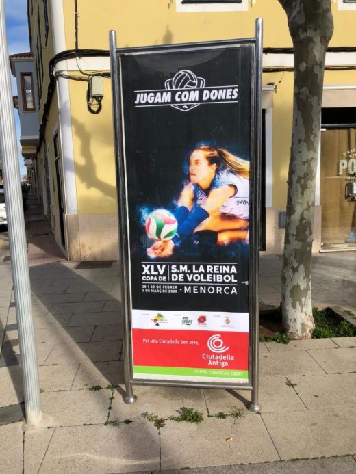 Cartel promocionando el evento (Foto: Vòlei Ciutadella)