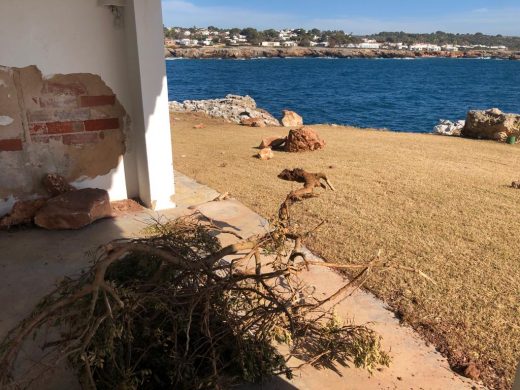 (Fotos) Cala’n Porter, s’Algar, Binibeca… así están una semana después de “Gloria”