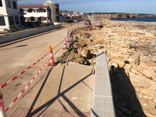 (Fotos) Cala’n Porter, s’Algar, Binibeca… así están una semana después de “Gloria”