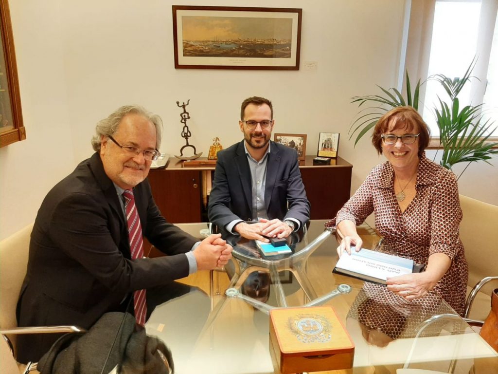 Un momento de la recepción (Foto: Ajuntament de Maó)