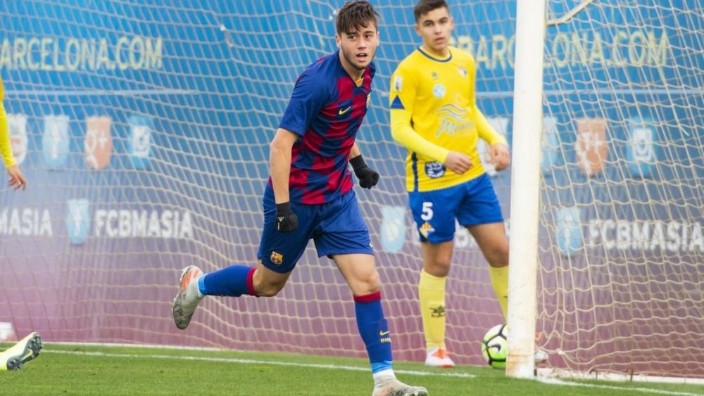 Celebración de uno de los goles (Fotos: FC Barcelona)