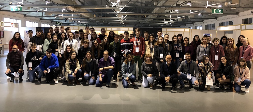 Foto de familia de los alumnos.