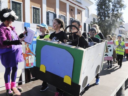 (Fotos) “Rueta” infantil contra la emergencia climática en Maó