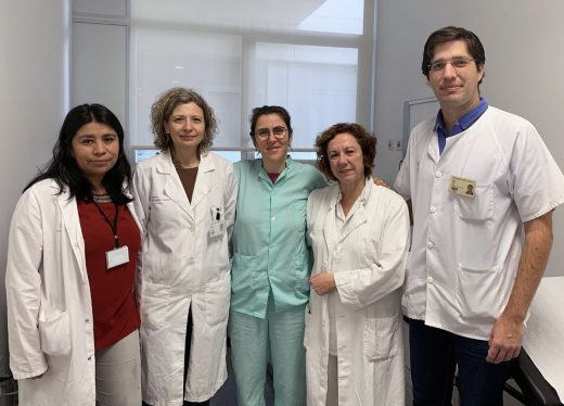 Equipo de la consulta de enfermería hematológica del Hospital Mateu Orfila