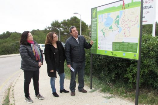 Imagen de la vista que han realizado esta mañana Susana Mora y Xisco Ametller (Foto: CIMe)