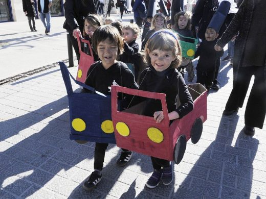 (Fotos) “Rueta” infantil contra la emergencia climática en Maó