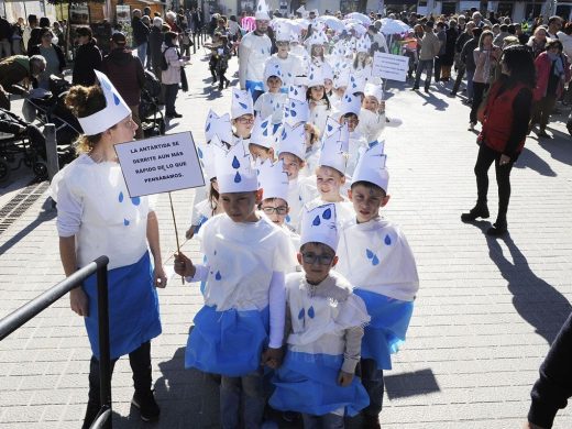 (Fotos) “Rueta” infantil contra la emergencia climática en Maó