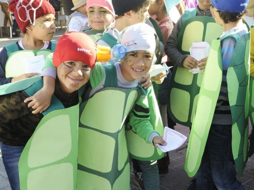 (Fotos) “Rueta” infantil contra la emergencia climática en Maó