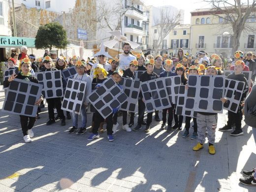 (Fotos) “Rueta” infantil contra la emergencia climática en Maó