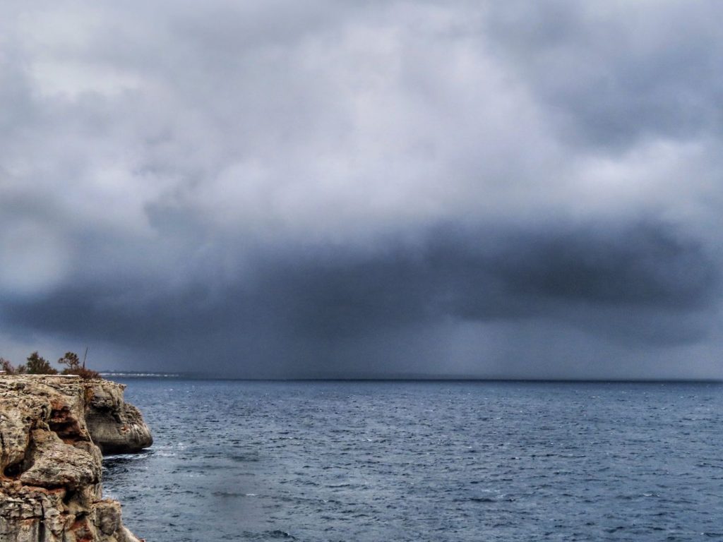 Cielo tapado en Ciutadella