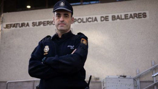 Gustavo Cervero, tras la entrevista (Foto y texto: mallorcadiario.com)