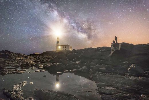 Cielo estrellado en Menorca (Foto: Fundación Starlight)