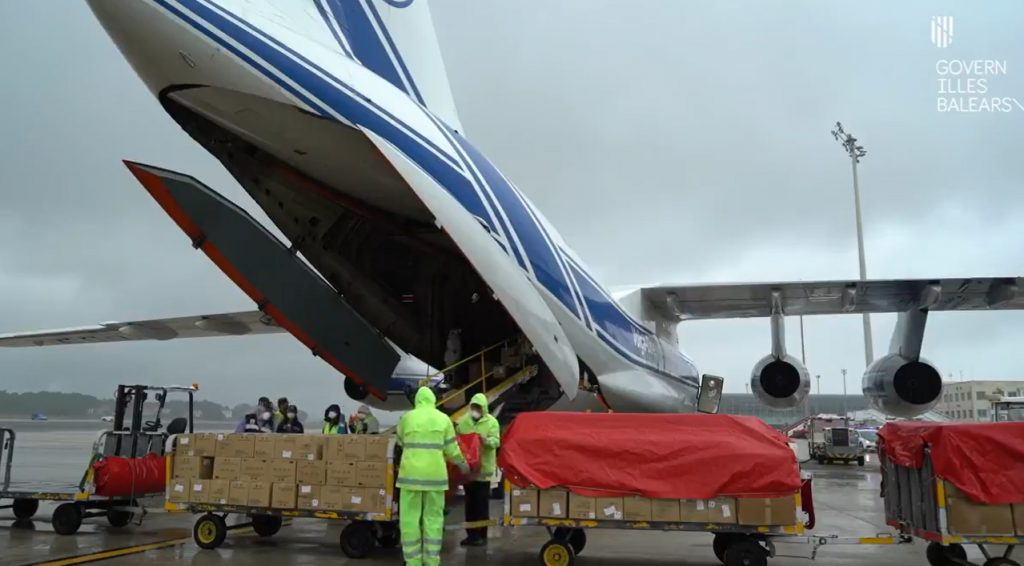 Este lunes en el aeropuerto de Mallorca