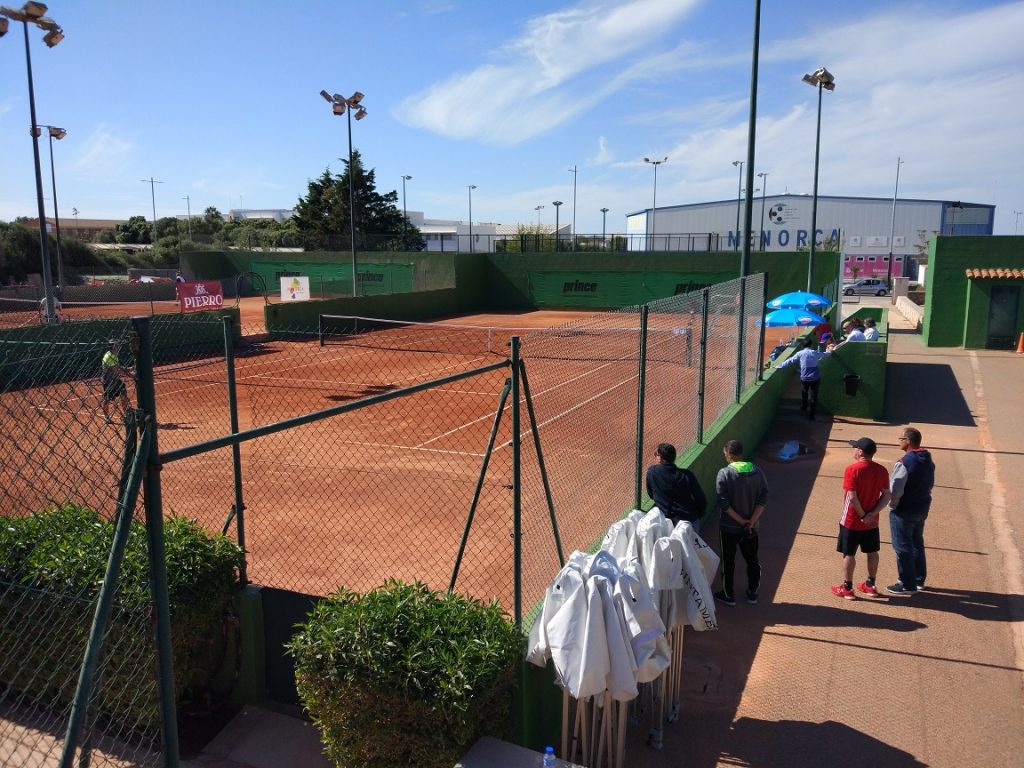 Instalaciones del Club Tenis Mahón.