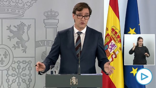 Salvador Illa, en rueda de prensa.