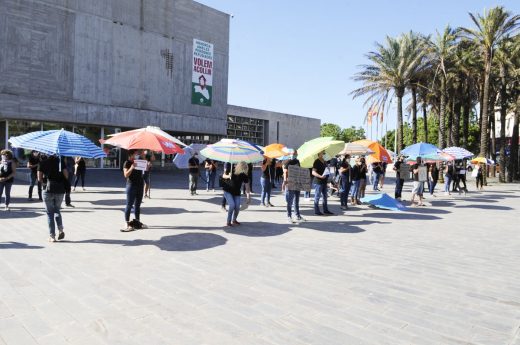 Los autónomos temporales se han manifestado este verano en Menorca en varias ocasiones (Foto: Tolo Mercadal)