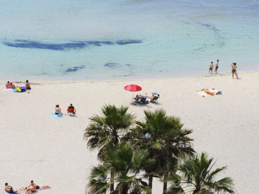 (Fotos) Primer gran día de playa