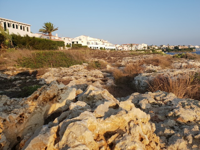 Zona del sendero litoral en Sol del Este