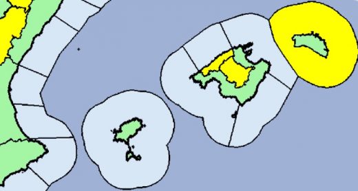 Gráfico de previsión de la Aemet