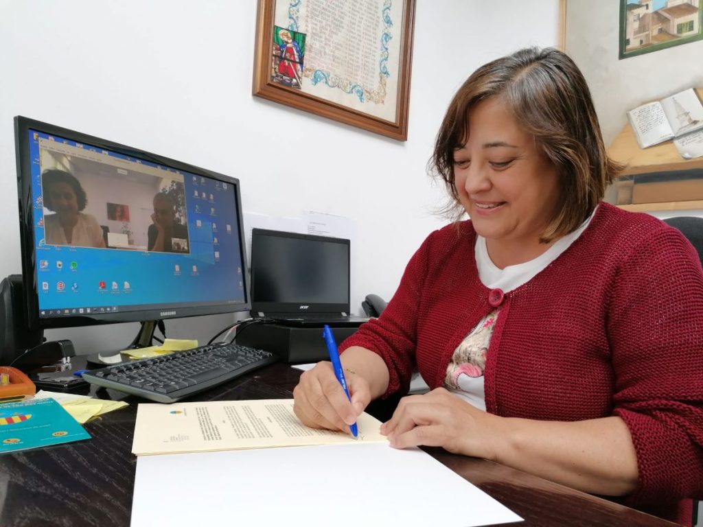 Carol Marquès, alcaldesa de Sant Lluís.