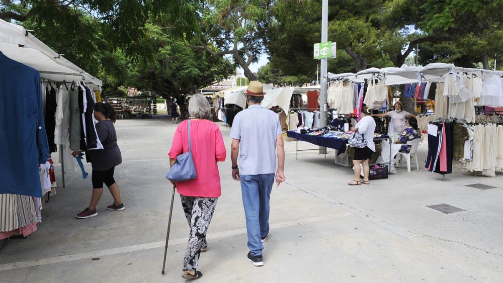 Imagen del mercadillo de Maó (Foto: Tolo Mercadal)