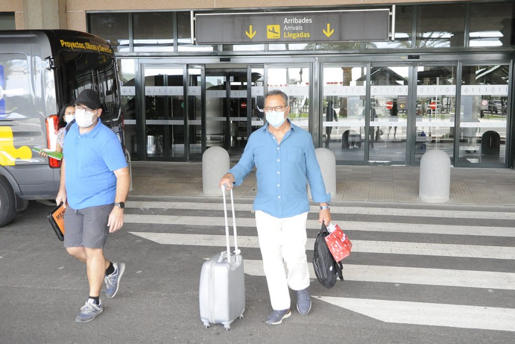 Poco a poco se reanuda la actividad aeroportuaria (Foto: T.M.)