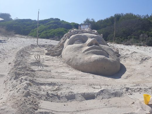 (Fotos) Obras de arte sobre la arena