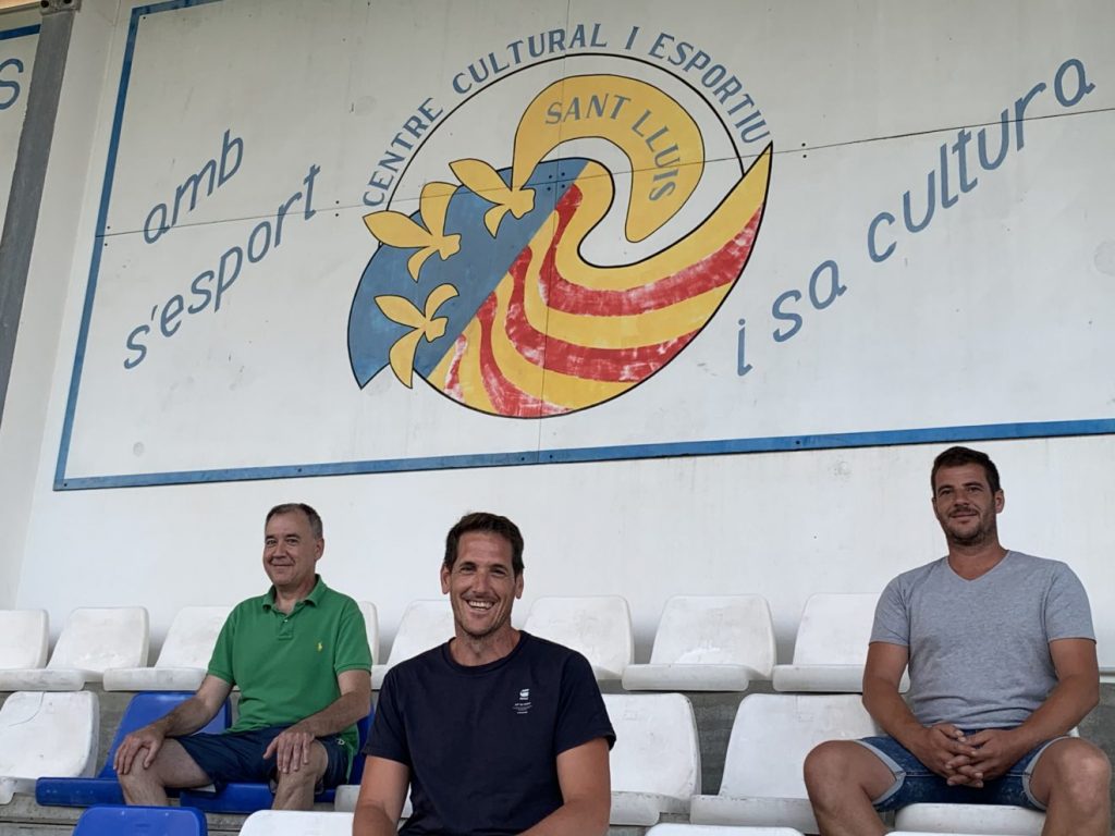 Javier Zurbano, Álvaro Rotger y Pedro Lozano (CEE Sant Lluís)