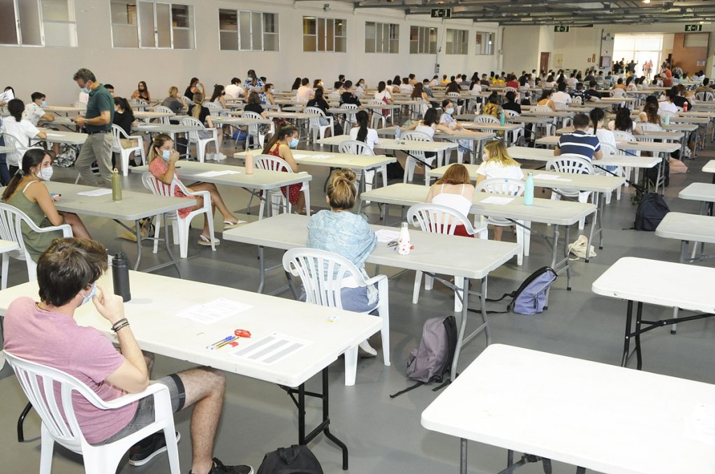 Pruebas de acceso del pasado mes de julio.